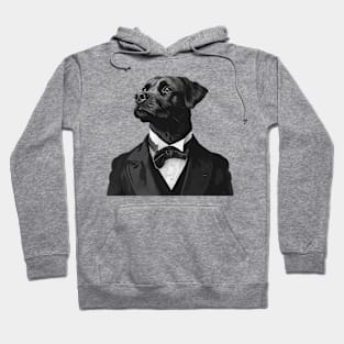 dog gentelman Hoodie